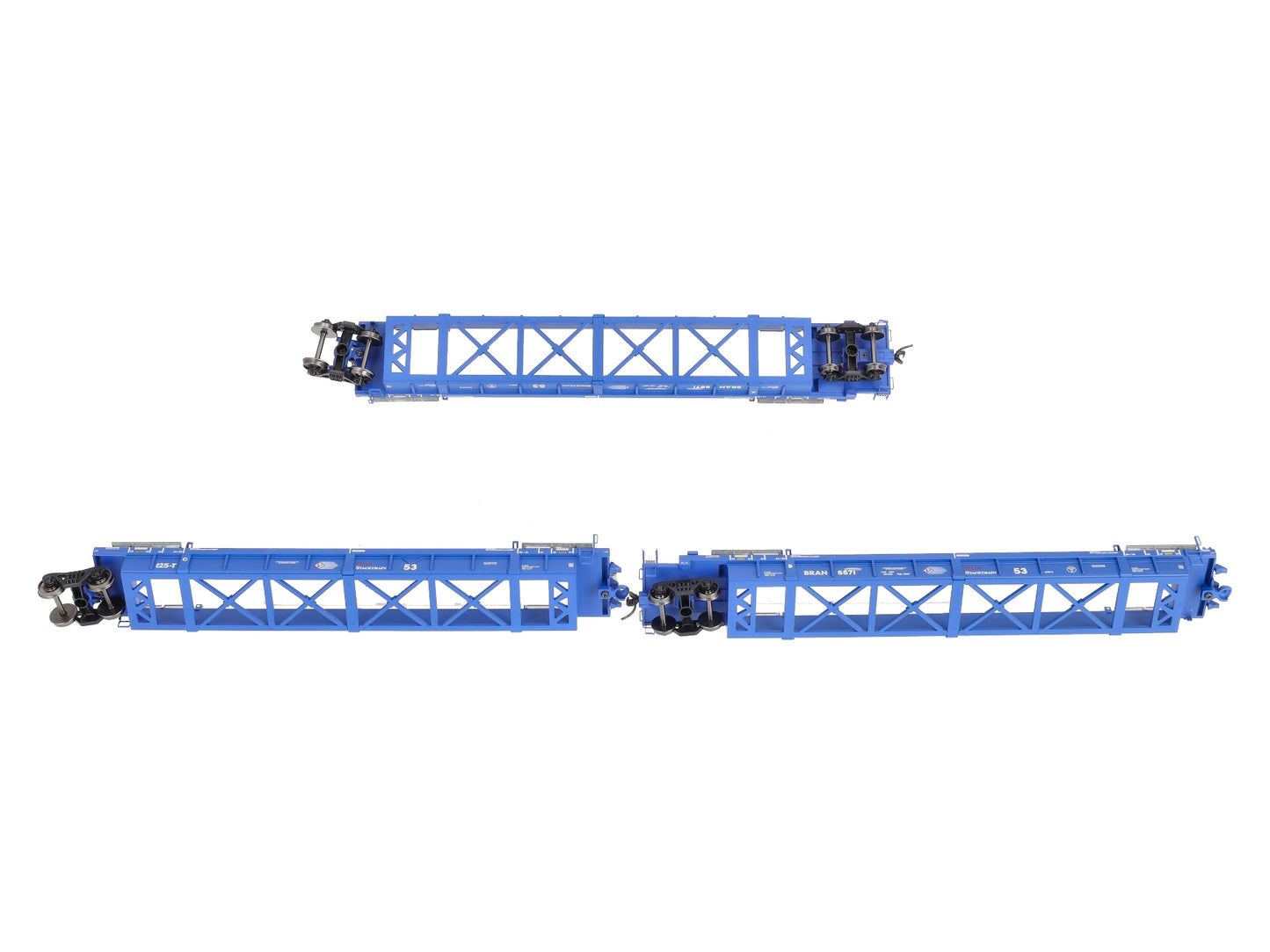 Atlas 20001268 HO Pacer Stack Train Thrall 53' Articulated Well Car #5571