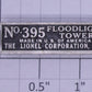 Lionel 395-3 Floodlight Tower Nameplate with Tabs