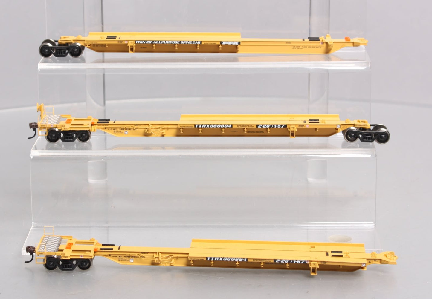 Athearn 28918 HO TTRX 57' All Purpose Spine Car #360894