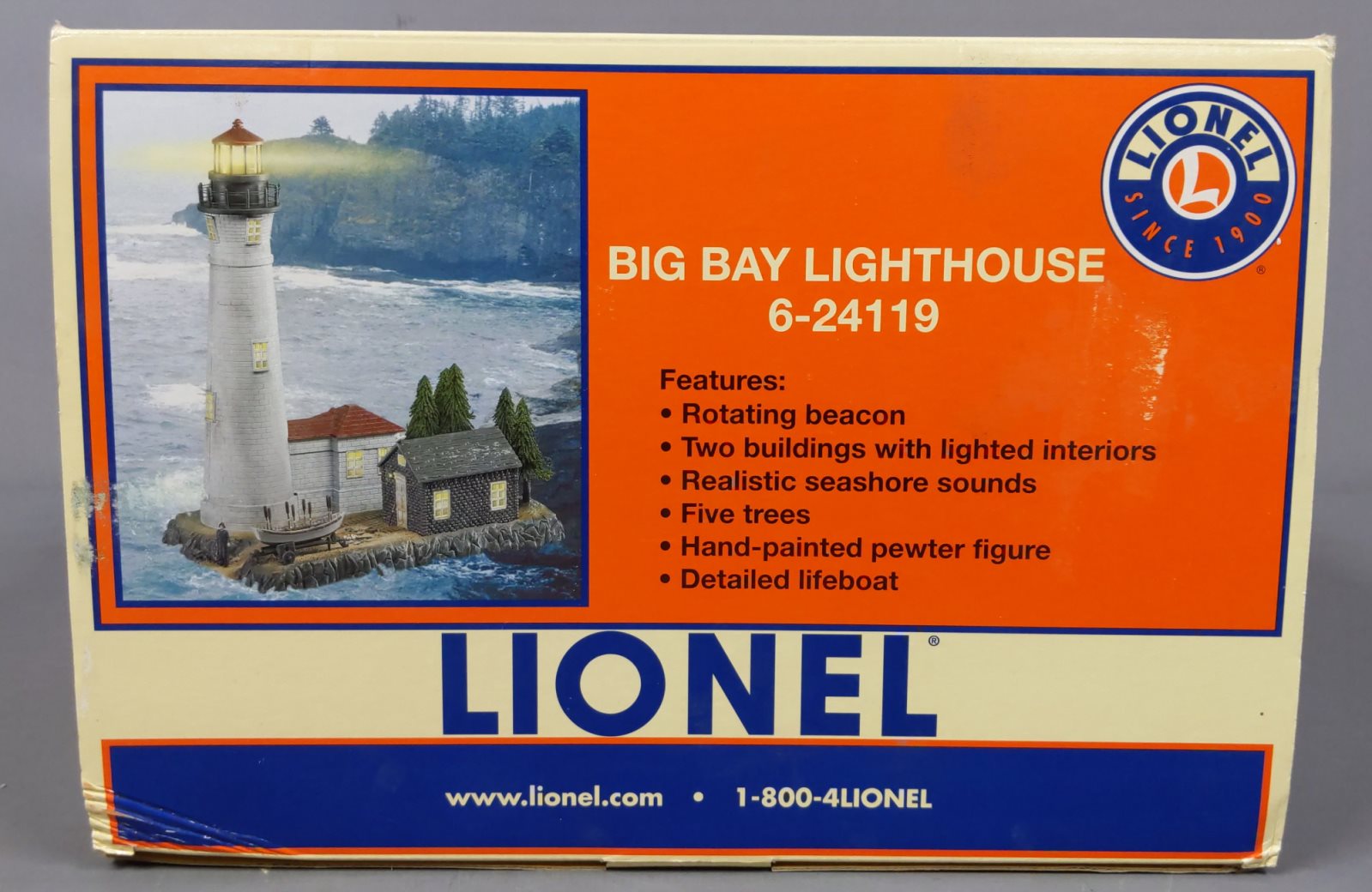 Lionel 6-24119 O Gauge Big Bay Lighthouse LN/Box