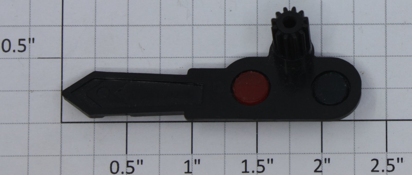 Lionel 151-11X Unpainted Semaphore Arm with Round Smooth Lenses
