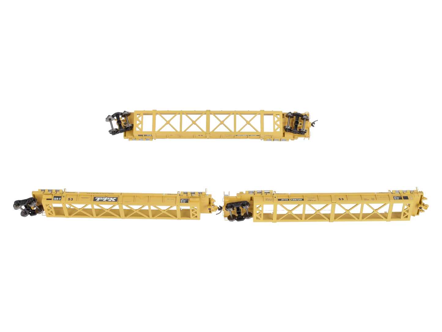 Atlas 20001277 HO TTX Thrall Triple 53' Articulated Well Car #728725