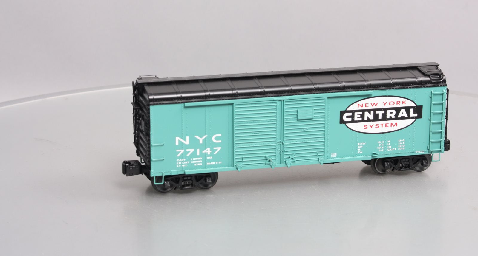 Lionel 6-17750 O Gauge New York Central Round Roof Boxcar #77147 EX/Box