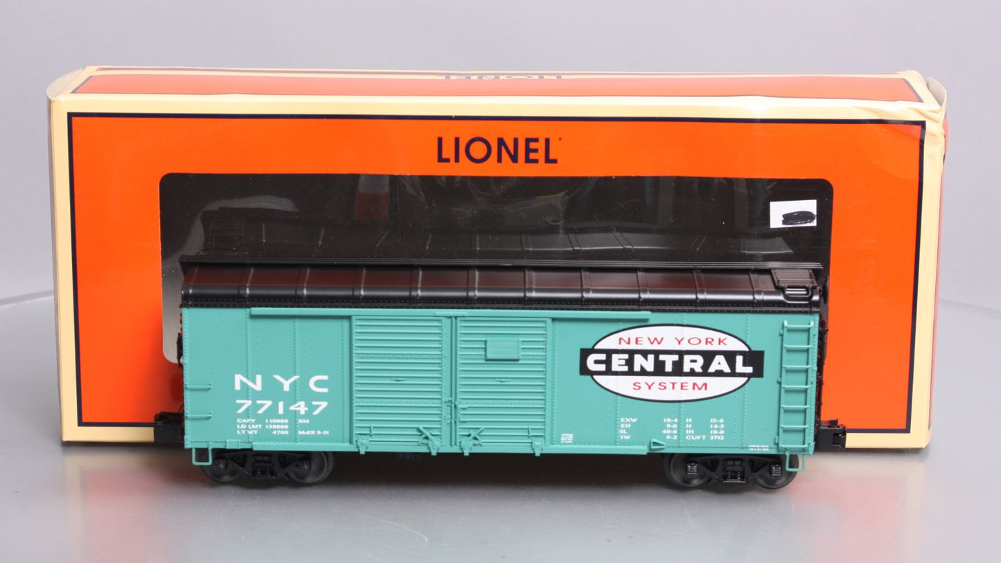 Lionel 6-17750 O Gauge New York Central Round Roof Boxcar #77147 EX/Box