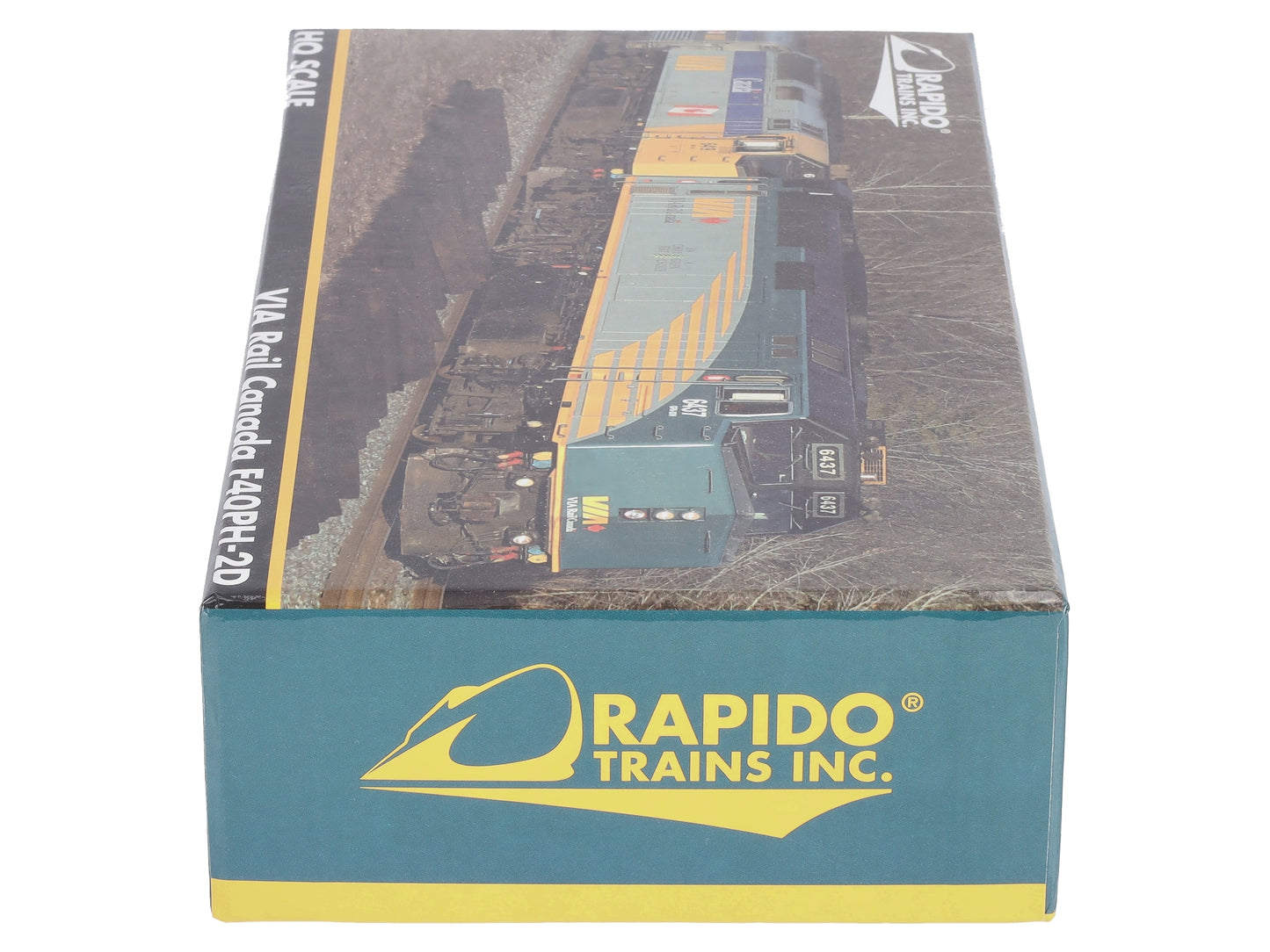 Rapido Trains 80556 HO VIA Kool-Aid EMD F40PH-2D Diesel Loco Sound/DC/DCC #6433