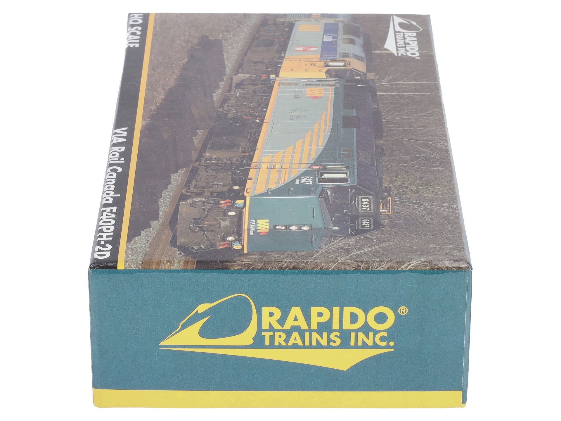 Rapido Trains 80556 HO VIA Kool-Aid EMD F40PH-2D Diesel Loco Sound/DC/DCC #6433