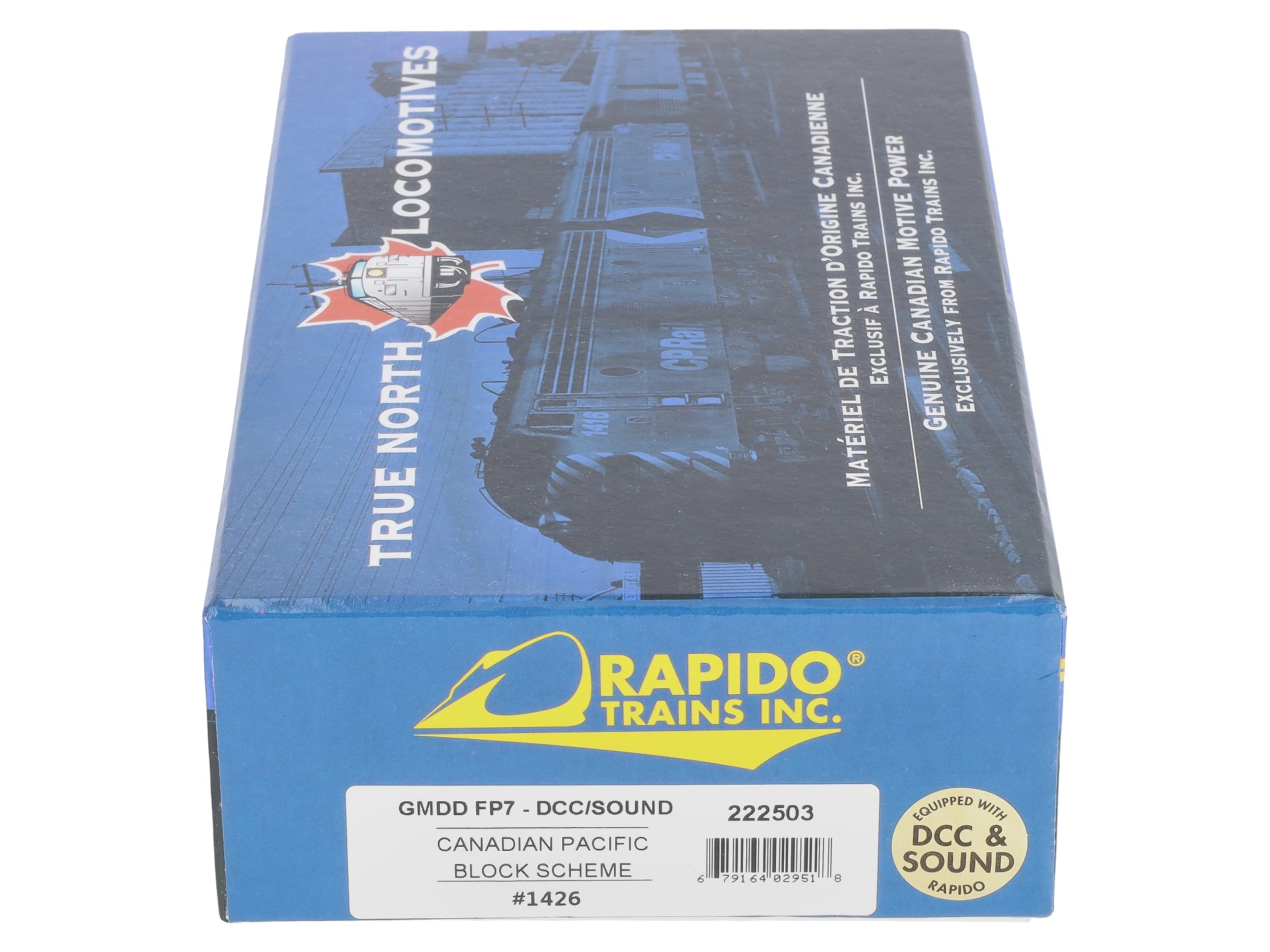 Rapido Trains 222503 HO Canadian Pacific GMD FP7 Diesel Locomotive #1426 w/ DCC