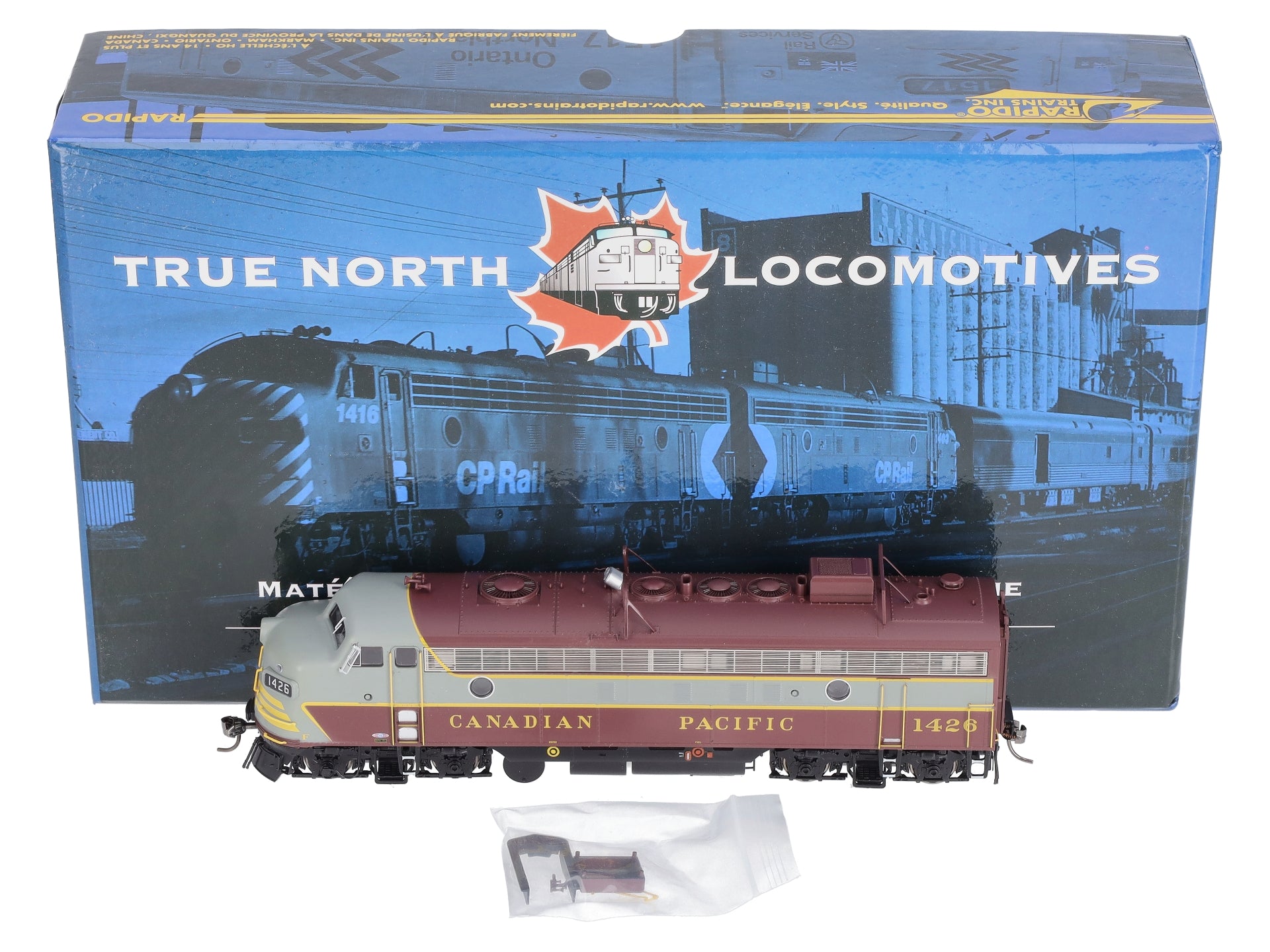 Rapido Trains 222503 HO Canadian Pacific GMD FP7 Diesel Locomotive #1426 w/ DCC