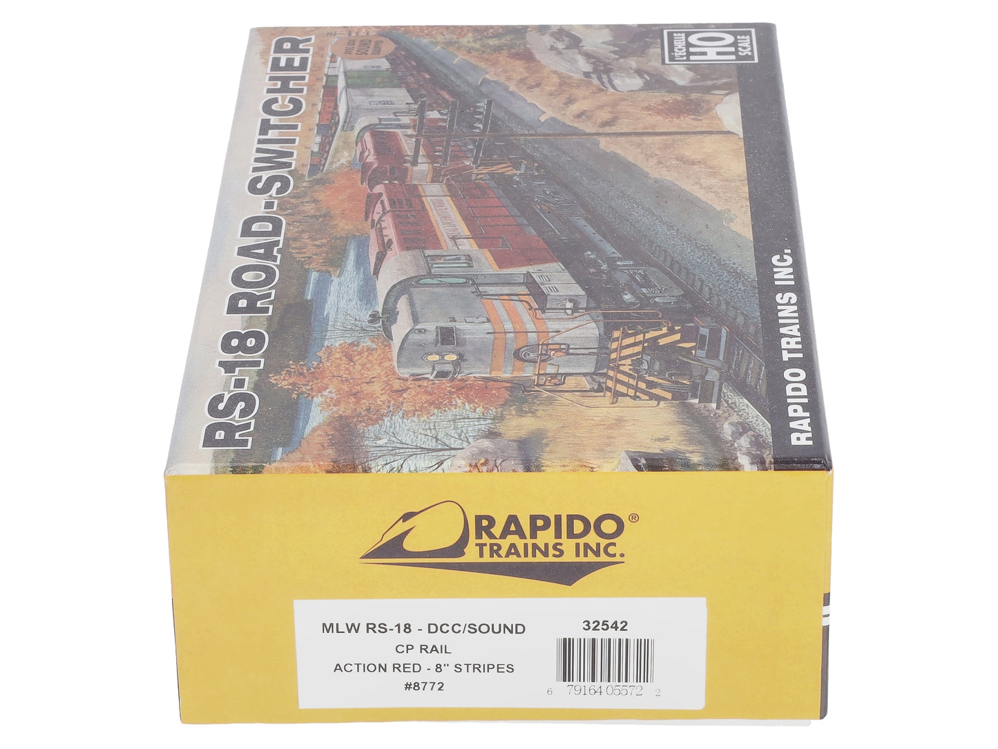 Rapido Trains 32542 HO CP Rail RS-18 Diesel Locomotive #8772 w/DCC/Sound