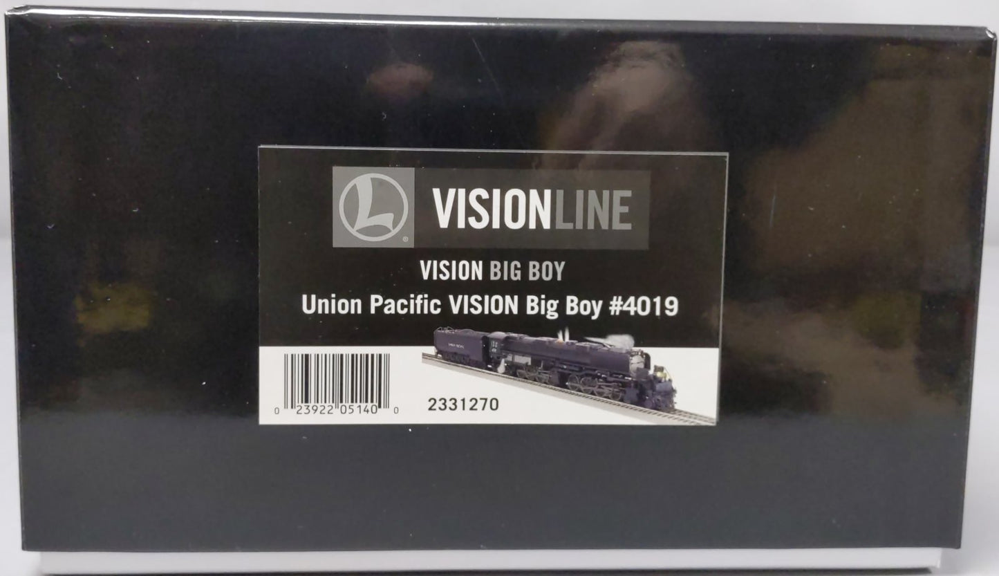 Lionel 2331270 O VISIONLINE Union Pacific Big Boy Steam Locomotive #4019