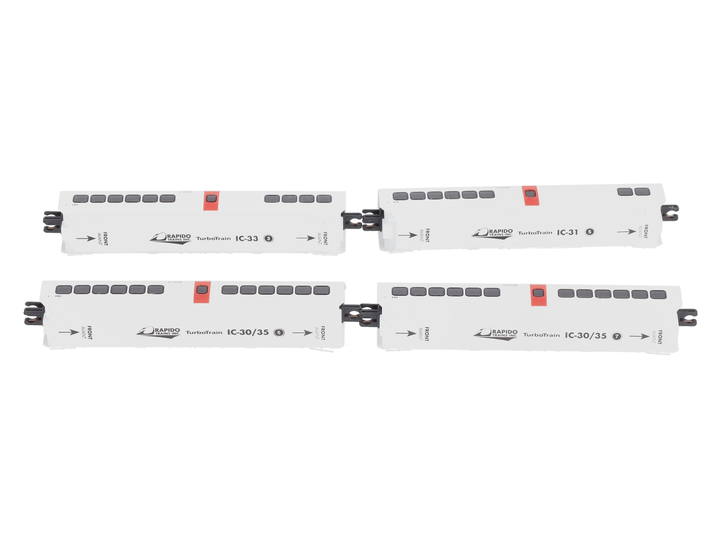 Rapido Trains 520007 Canadian National N Gauge Add-On Cars (Set of 4)