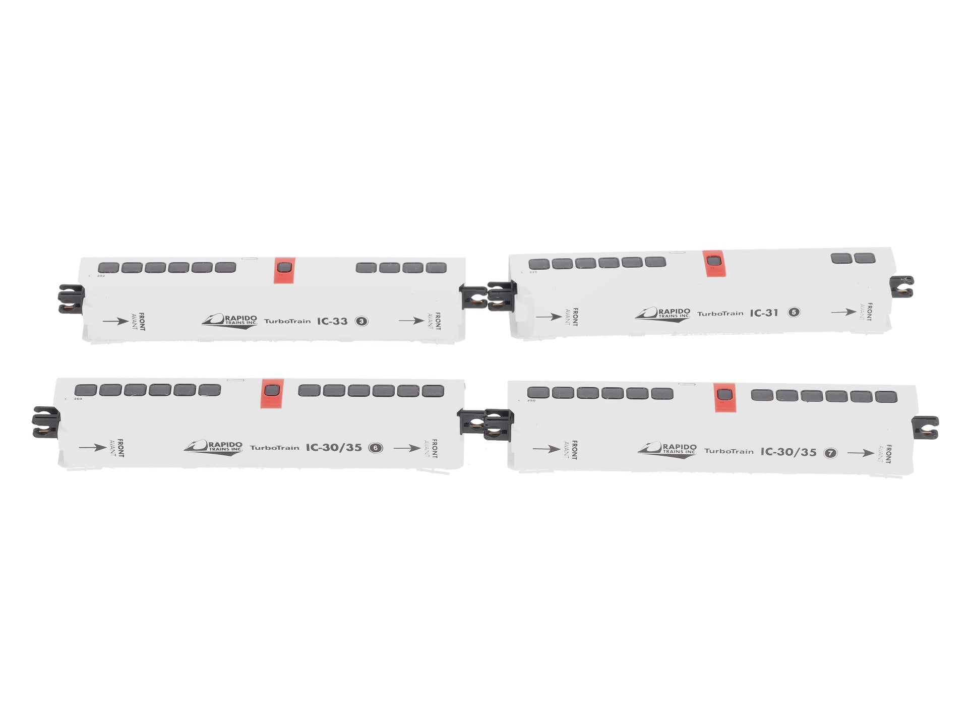Rapido Trains 520007 Canadian National N Gauge Add-On Cars (Set of 4)