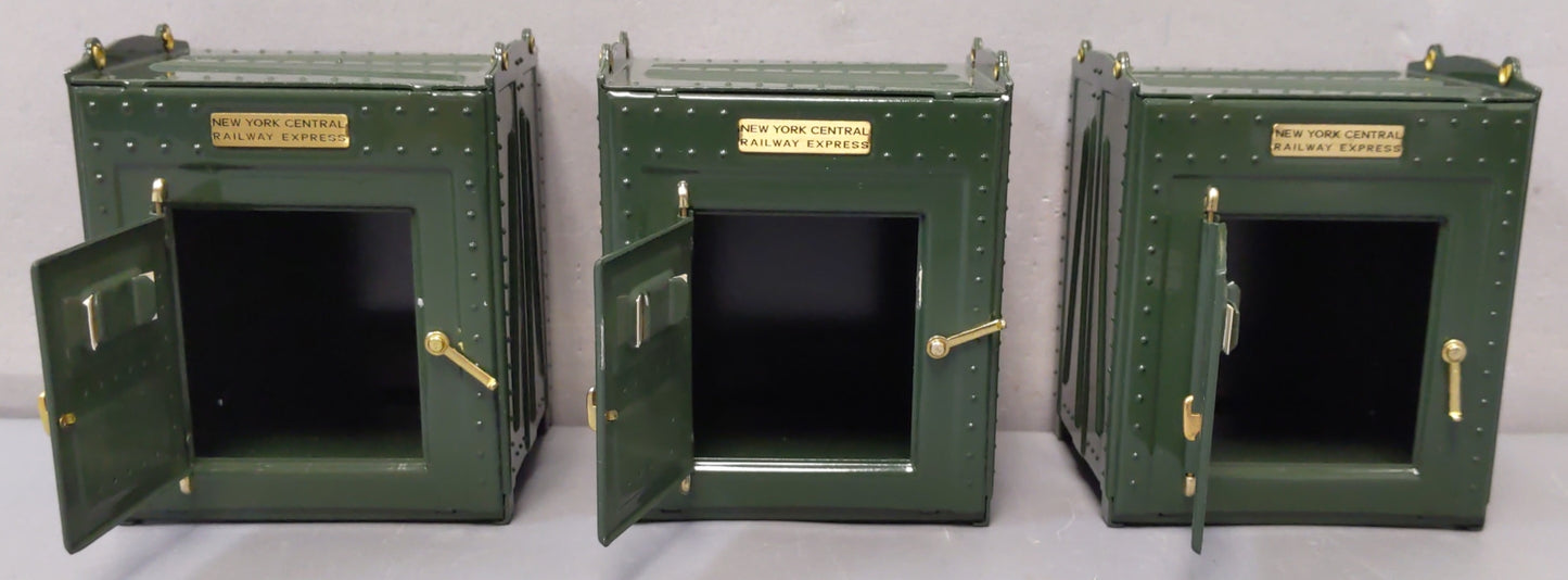 MTH 10-1074 Std Gauge Tinplate Green 212 Gondola w/ Cannisters