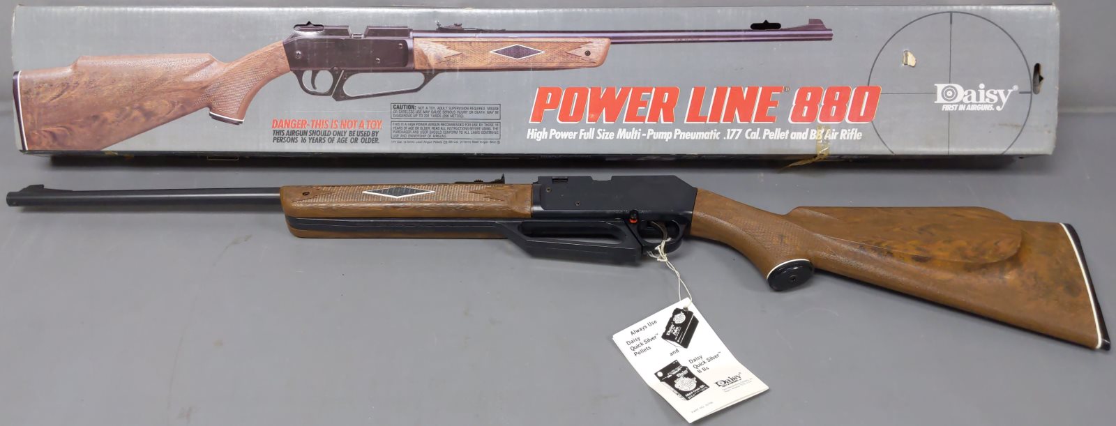 Daisy 880 Power Line Multi Pump Pneumatic .177 Cal BB & Pellet Rifle LN/Box