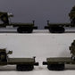 MTH 30-7097 O U.S. Army Flat Car w/Half-Track M16 Scout Car (Set of 4)