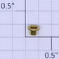 Lionel SE-54 5/32"" x 1/8"" Brass Eyelet
