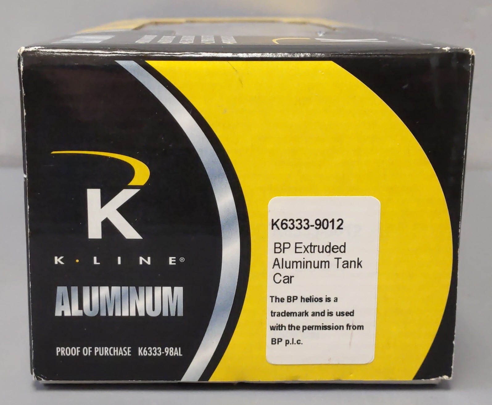 K-Line K6333-9012 O Gauge BP Extruded Aluminum Tank Car #6022 LN/Box