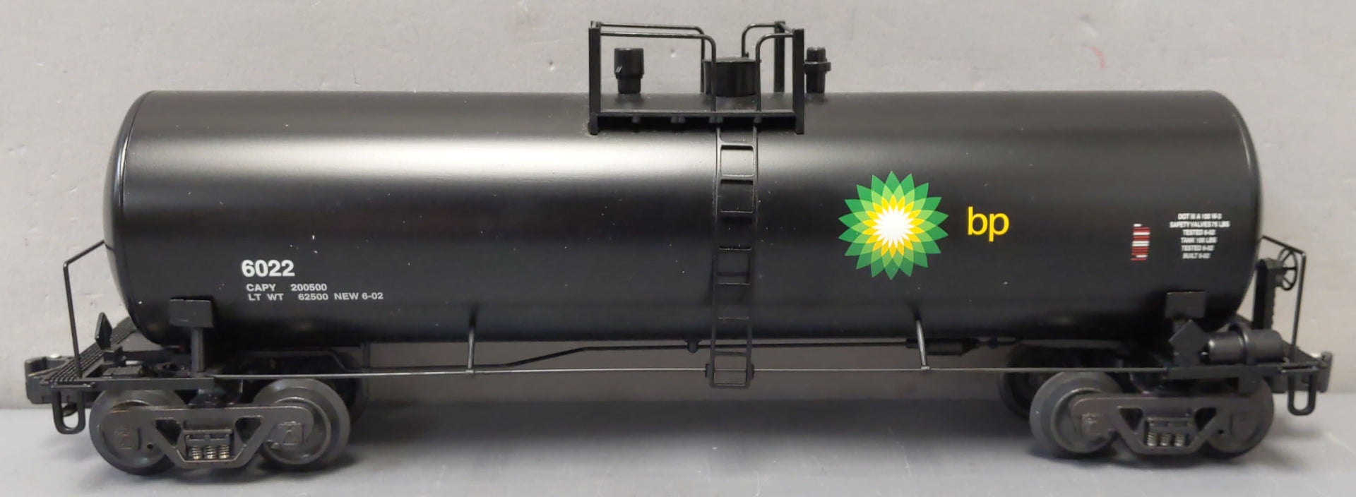 K-Line K6333-9012 O Gauge BP Extruded Aluminum Tank Car #6022 LN/Box