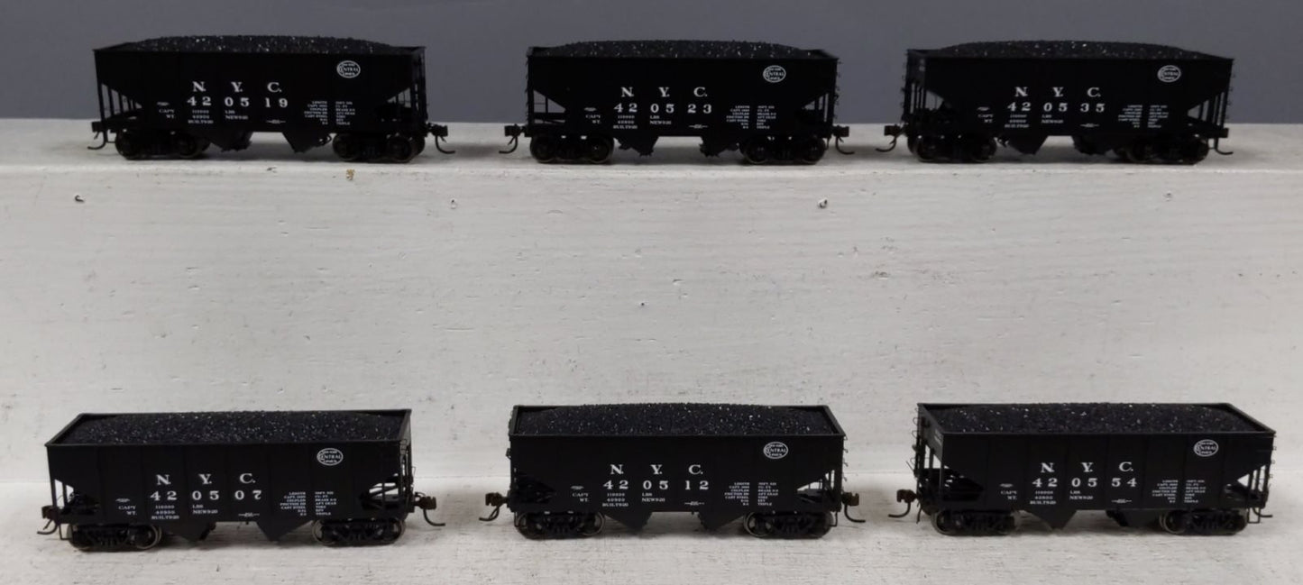MTH 80-90011 HO New York Central USRA 55-T Steel Twin Hopper Car Set (Set of 6)