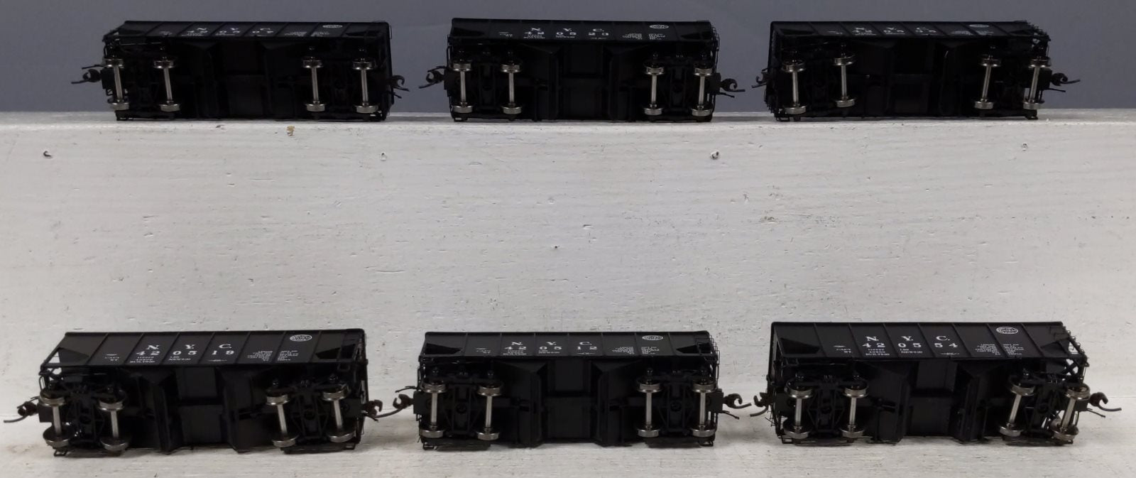 MTH 80-90011 HO New York Central USRA 55-T Steel Twin Hopper Car Set (Set of 6)