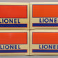 Lionel 6-29220 O Gauge 1997 Centennial Series Hi-Cube Boxcars (Set of 4) LN/Box