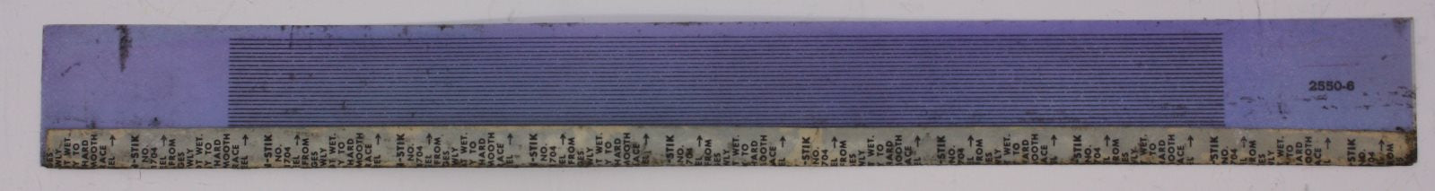 Lionel 2550-6T Budd Car Tinted Window Strip