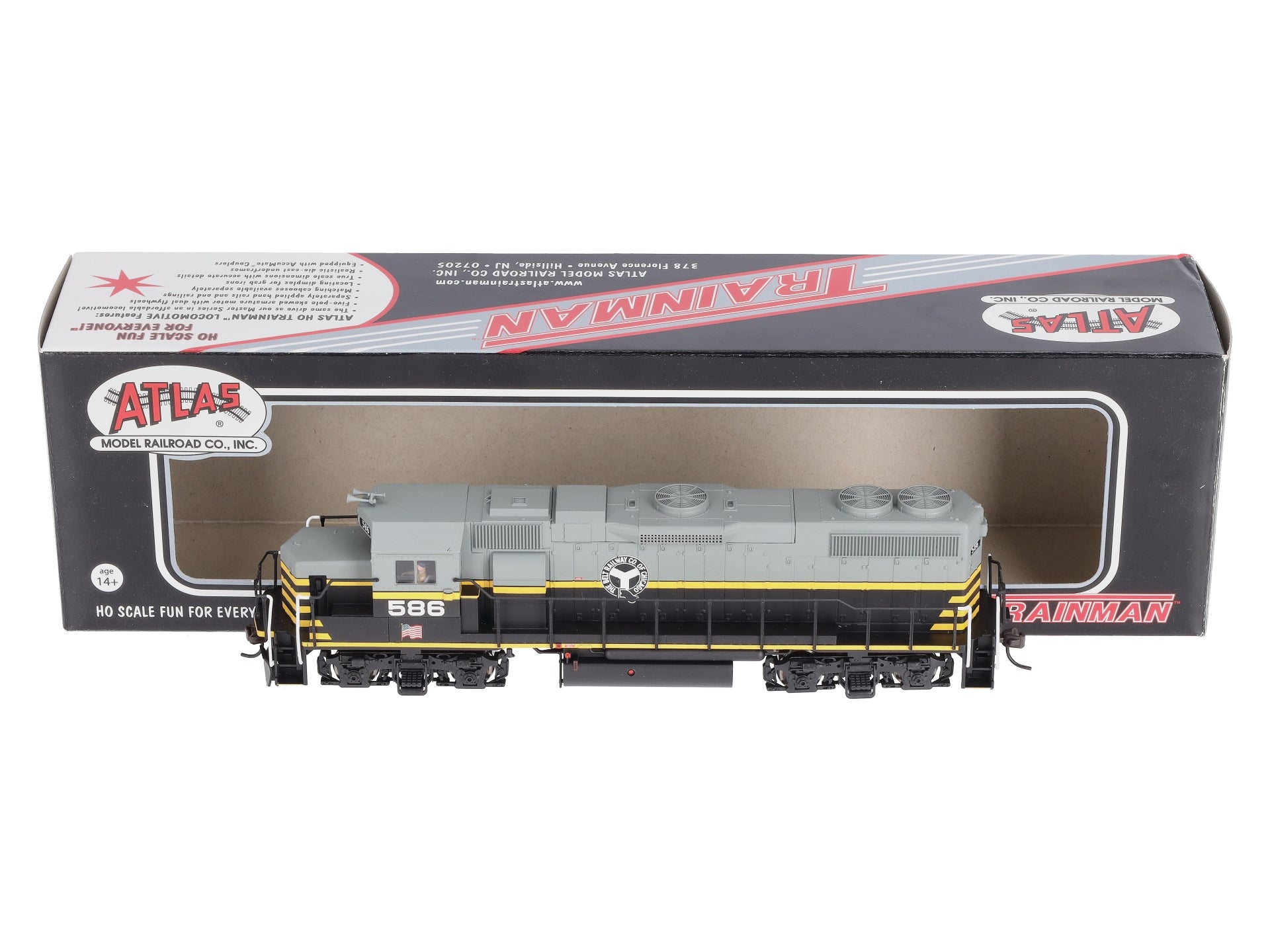Atlas 10000921 HO Belt Railway of Chicago GP38-2 Diesel Locomotive #586
