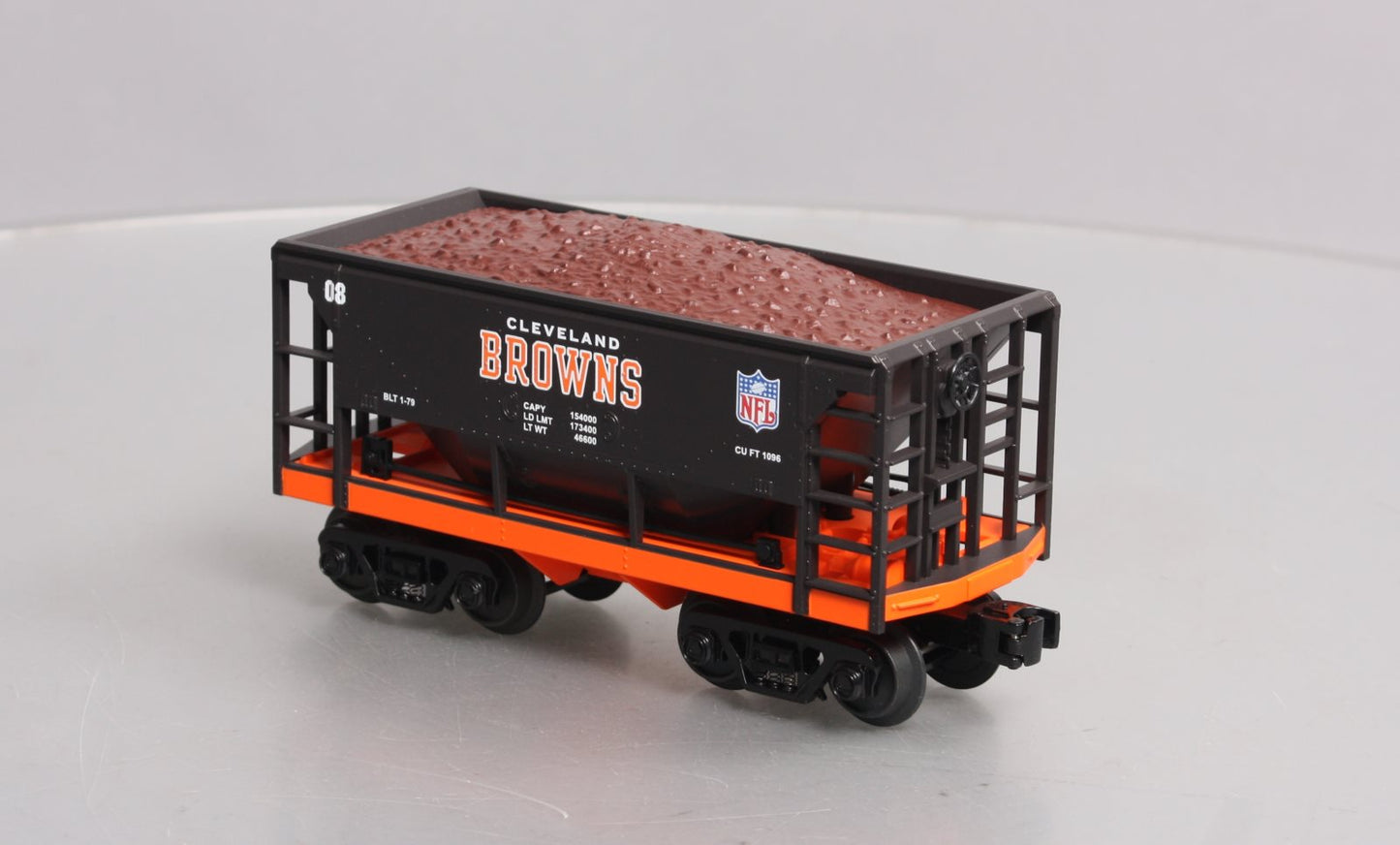 MTH 30-75269 O Cleveland Browns Ore Car w/Ore Car Load