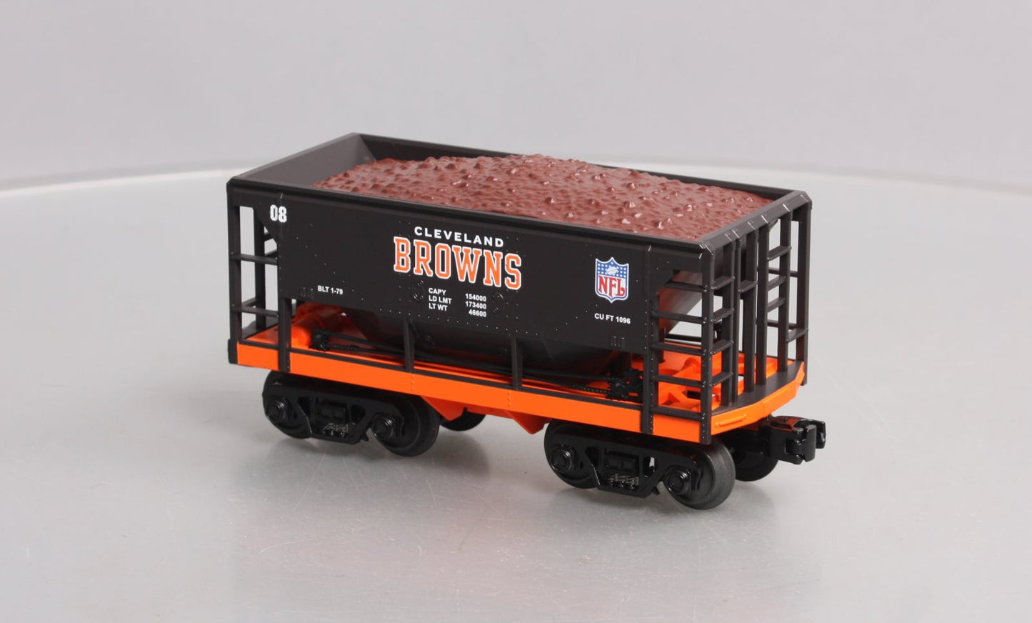 MTH 30-75269 O Cleveland Browns Ore Car w/Ore Car Load