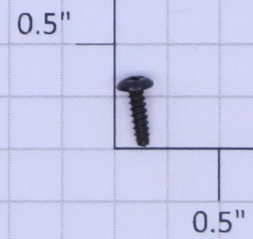 Lionel 8400-5 #2 x 5/16" Black Phillips Truss Head Self Tapping Screw
