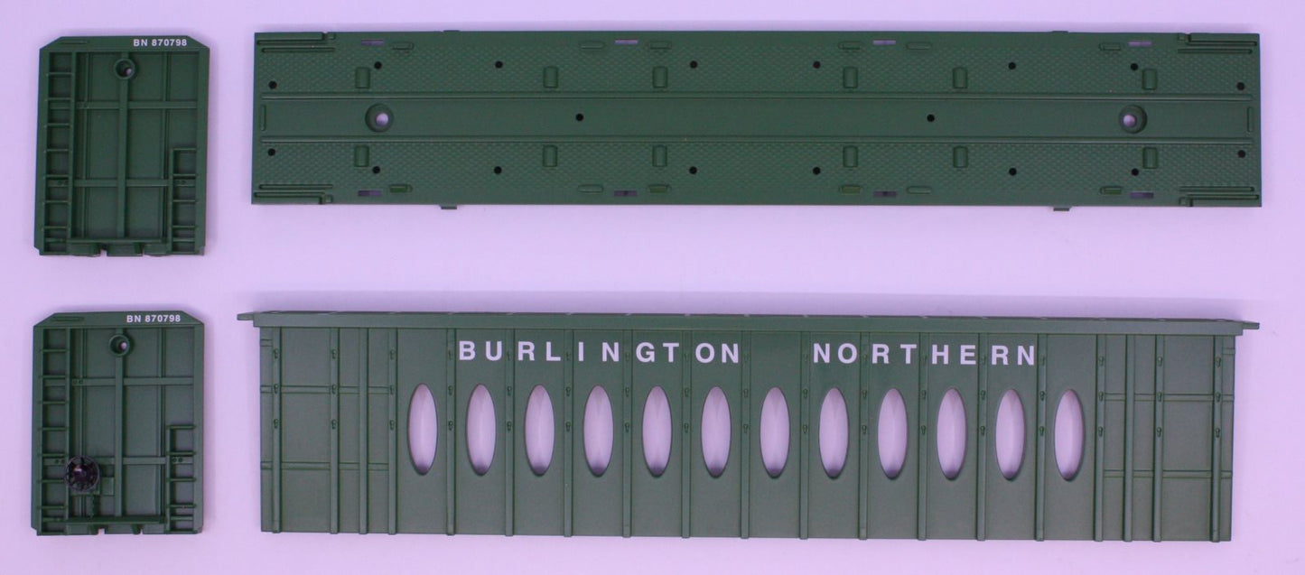 Lionel 39487-3 #870798 Burlington Northern Center I-Beam Flat Car Shell