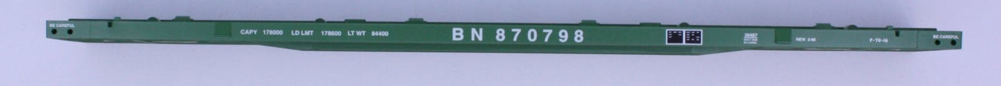 Lionel 39487-3 #870798 Burlington Northern Center I-Beam Flat Car Shell