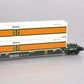MTH 20-95005 O Gauge BNSF Husky Stack Car w/ Containers #60104 LN/Box