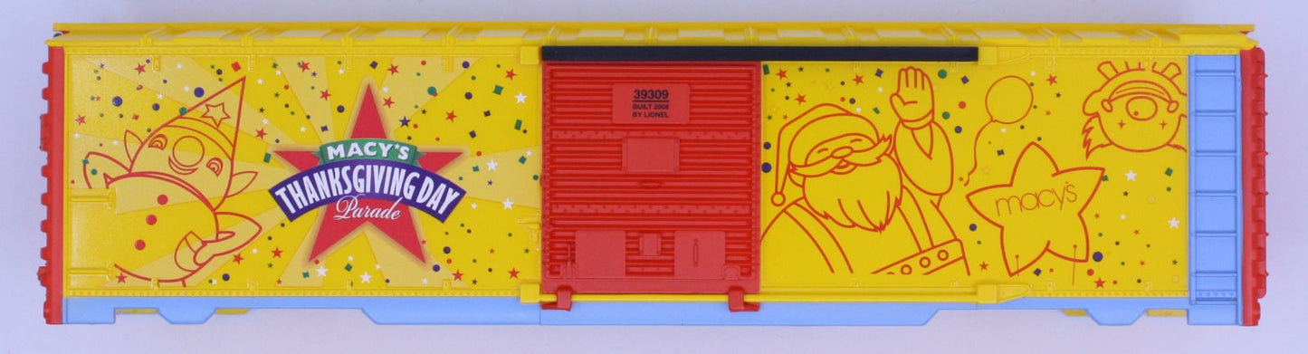 Lionel 39309-2 Macy's 2008 Thanksgiving Day Parade Boxcar Shell
