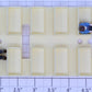 Lionel 22275-11 18" Aluminum Passenger Car Top Middle Beige Interior Insert