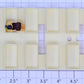 Lionel 22275-12 18" Aluminum Passenger Car Rear Beige Interior Insert