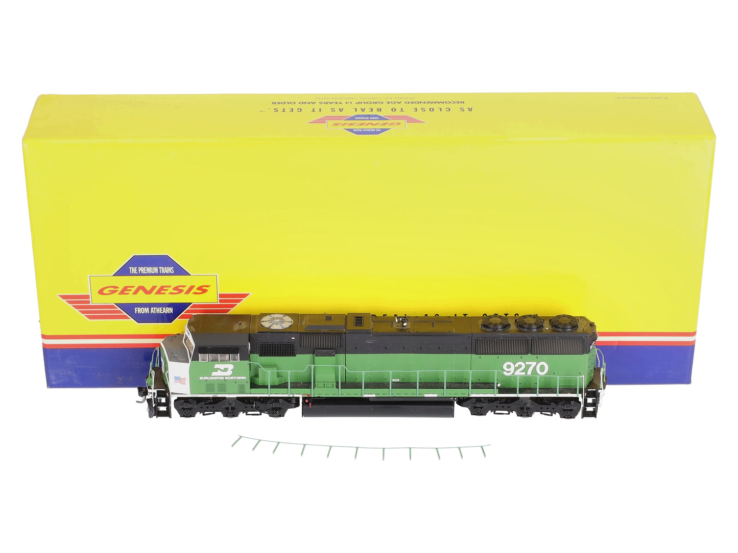 Athearn G67376 HO BN/BNSF Patch SD60M Diesel Locomotive w/DCC & Sound #8196