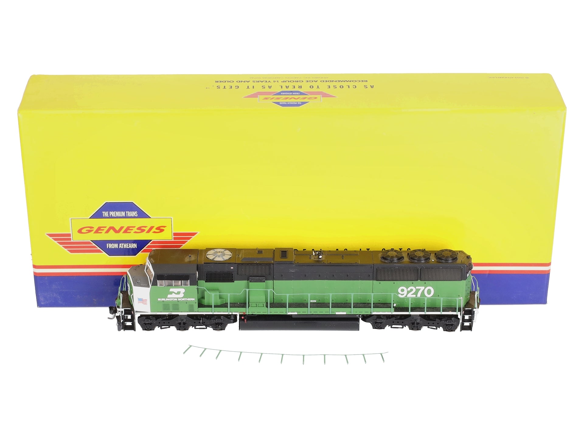 Athearn G67376 HO BN/BNSF Patch SD60M Diesel Locomotive w/DCC & Sound #8196