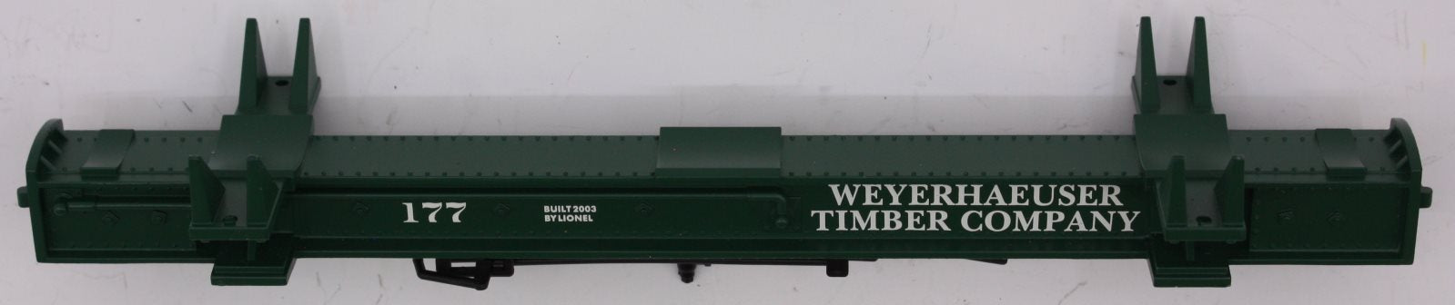 Lionel 29452-7 #177 Weyerhaeuser Timber Company Skeleton Log Car Body