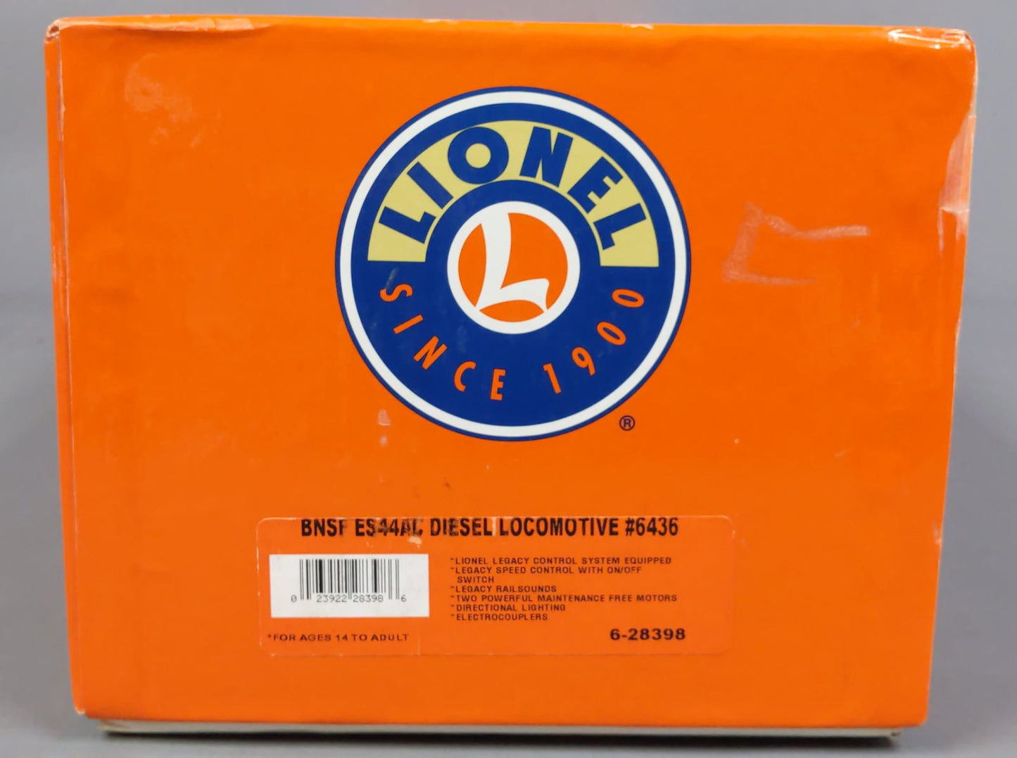 Lionel 6-28398 BNSF ES44AC Diesel Locomotive #6436