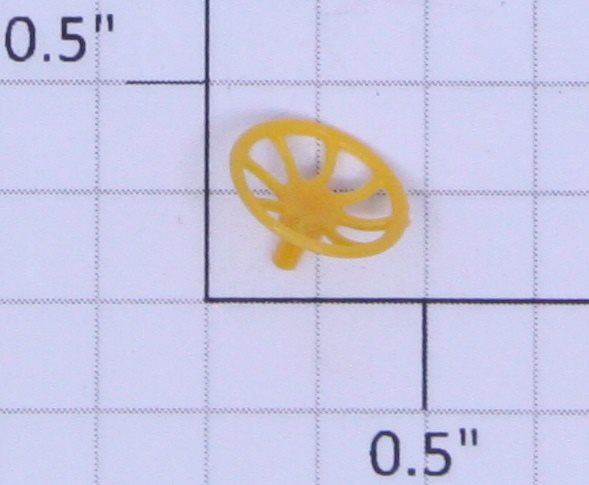 Lionel 16518-45 Yellow Brake Wheel