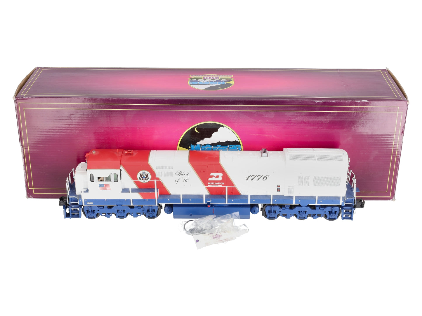 MTH 20-20369-1 Burlington Northern Spirit of '76 GE U30C Diesel #1776 w/PS3