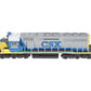 MTH 20-20995-1 O Gauge CSX "Crazy 8" SD40-2 Diesel Engine #8888 with PS3