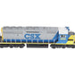MTH 20-20995-1 O Gauge CSX "Crazy 8" SD40-2 Diesel Engine #8888 with PS3