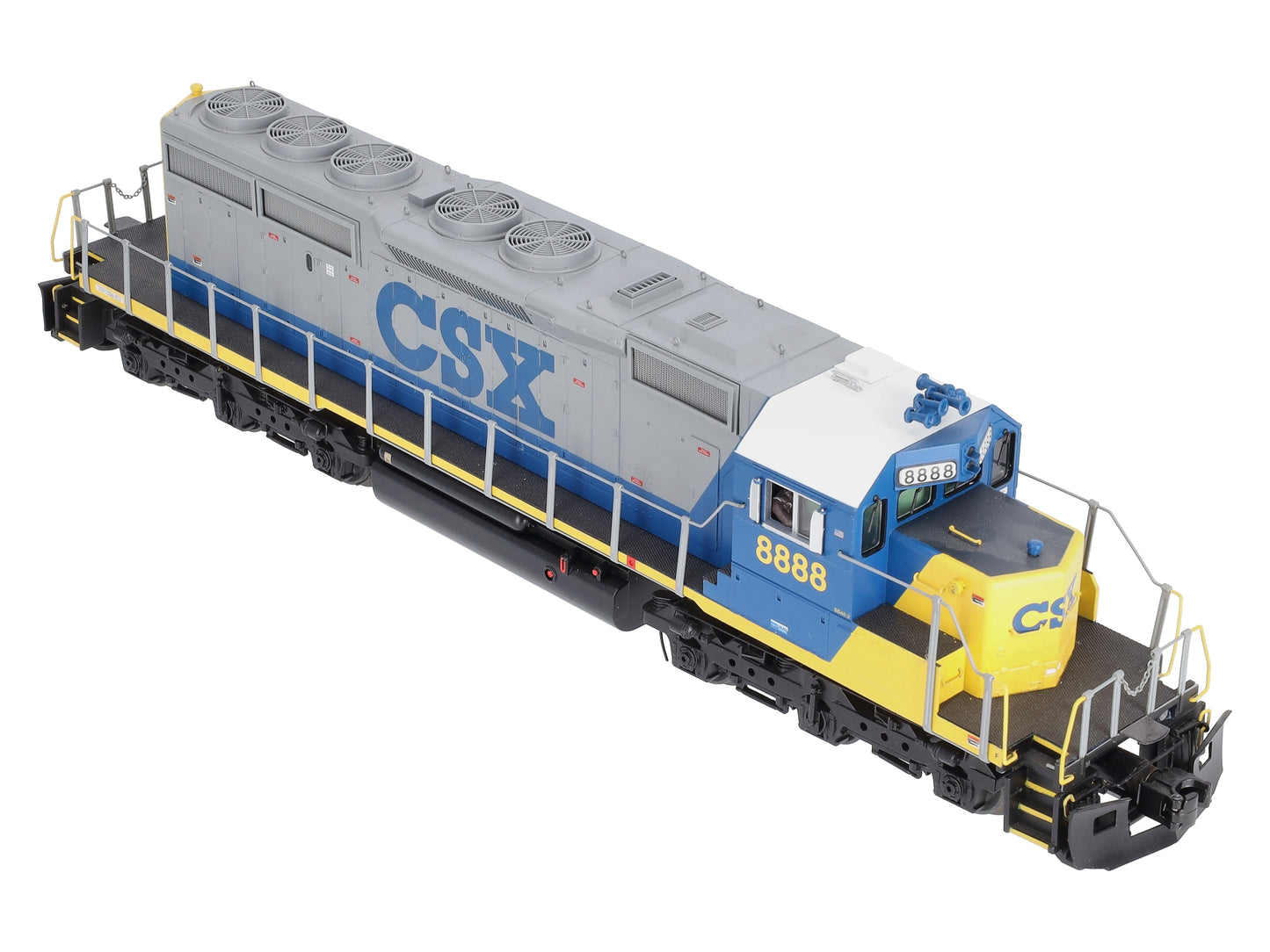 MTH 20-20995-1 O Gauge CSX "Crazy 8" SD40-2 Diesel Engine #8888 with PS3