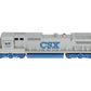 MTH 20-2949-1 O CSX Dash-8 Narrow Nose Diesel Engine #7545 w/PS2
