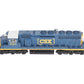 MTH 20-20410-1 O CSX SD40-2 Diesel Engine With Proto-Sound 3.0 #8249