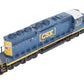 MTH 20-20410-1 O CSX SD40-2 Diesel Engine With Proto-Sound 3.0 #8249