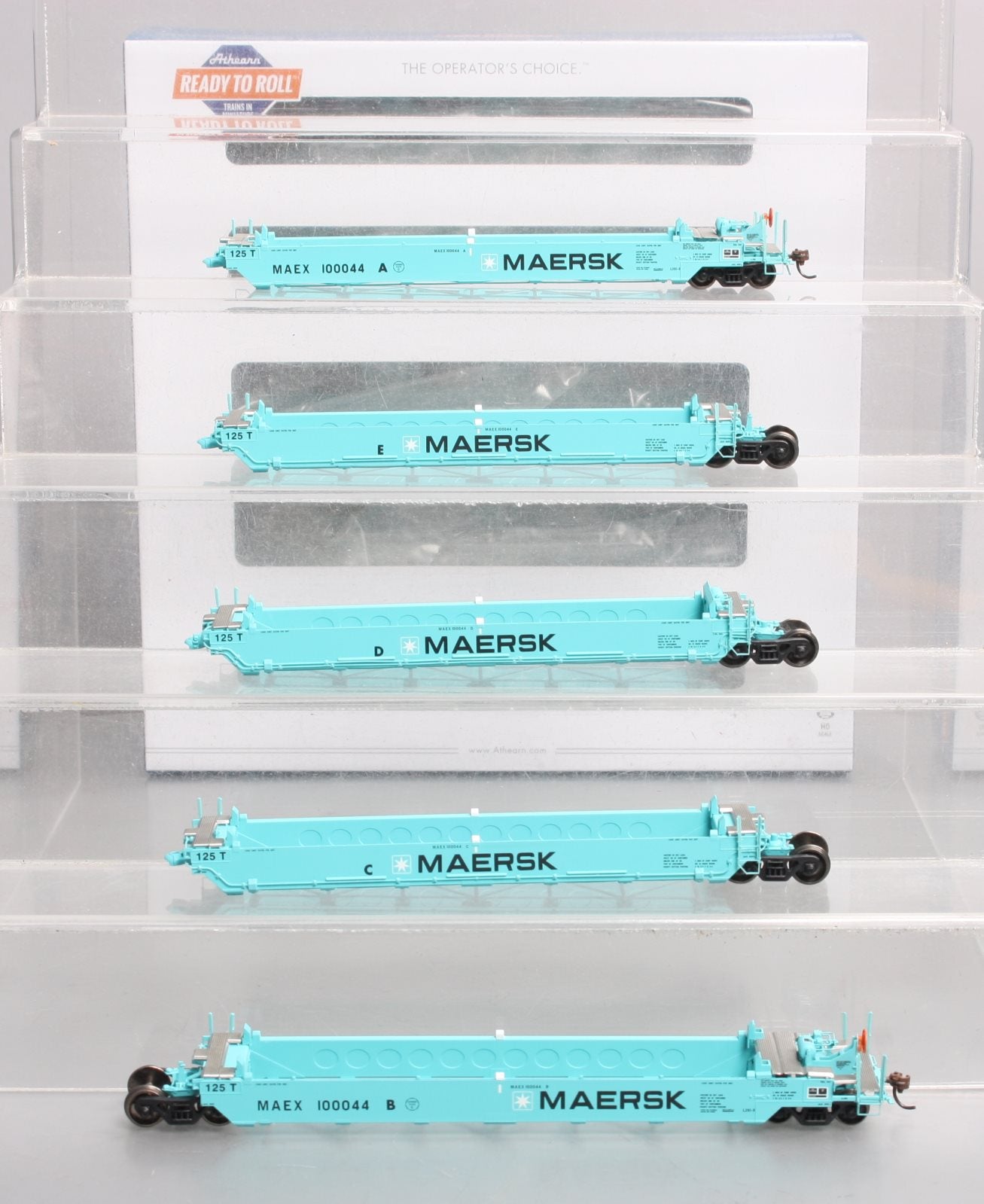 Athearn 98904 HO Maersk RTR Maxi I/Early #100044