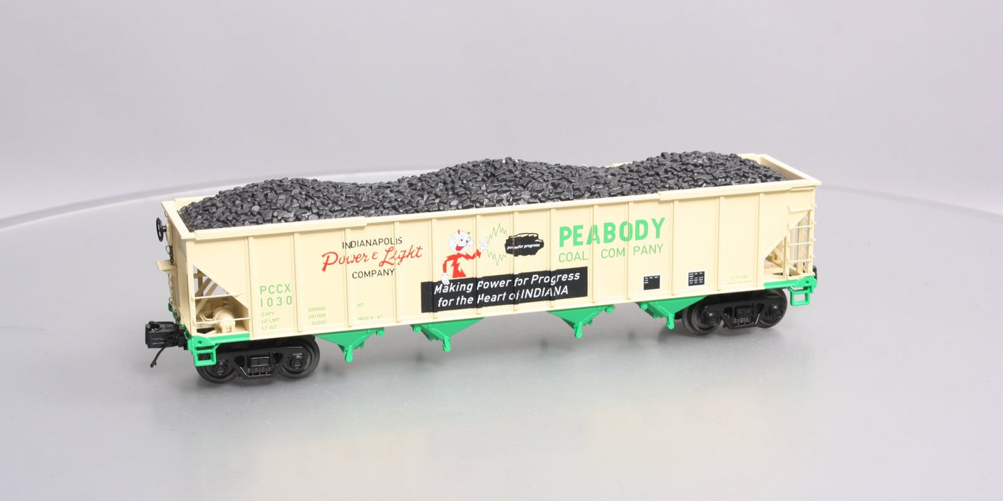 MTH 20-97903 O Gauge Peabody Coal Company 4-Bay Hopper #1030
